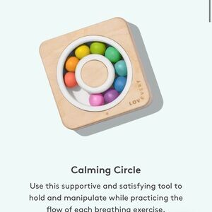 Lovevery Calming Circle Wooden Toy - Multicolor